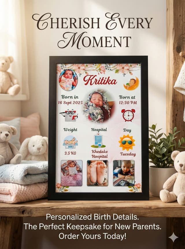Baby Birth Photo Frame
